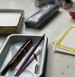 Small Tray( blue rim)