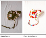 Full Brimmed linen Bonnet