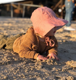 Full Brimmed linen Bonnet