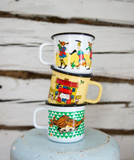 Enamel Mug 3.7dl(here comes pipi)