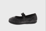 Kids Velvet Maryjane shoes (grey)