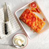 Sauce dish(large . red rim)