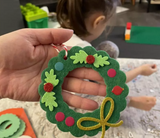 Wreath frame craft ornament kit