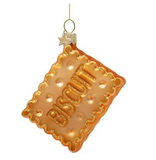 Ornament glass natural biscuit H6,5cm