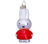 Ornament glass Nijntje/Miffy w/orange dress H11cm w/box