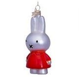 Ornament glass Nijntje/Miffy w/orange dress H11cm w/box