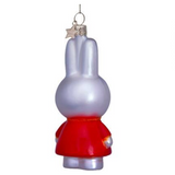 Ornament glass Nijntje/Miffy w/orange dress H11cm w/box