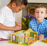 Dw's first day of preschool book and plat set