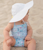 UPF 50+ Brim Sun hat (White)