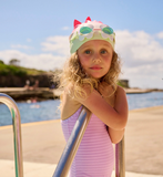 Mini swim goggle flower