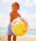 Inflatable beach ball smiley