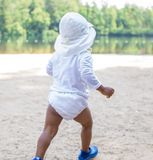 Flap sun Protection hat (violet)