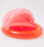 Kiddy pool shell neon coral
