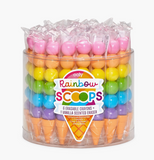Rainbow Scoops Stacking Erasable Crayons