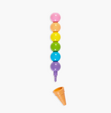 Rainbow Scoops Stacking Erasable Crayons