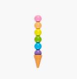 Rainbow Scoops Stacking Erasable Crayons