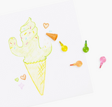 Rainbow Scoops Stacking Erasable Crayons