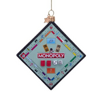 Ornament glass monopoly board H11cm