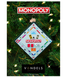 Ornament glass monopoly board H11cm