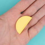 Half round hair clip