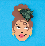 Christmas Tree Hair Clip