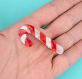 Candy Cane Hair Clip