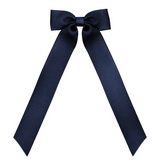 Medium Long Tail Grosgrain Hair Clips set