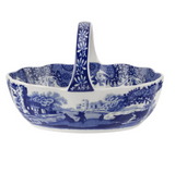 Spode Blue Italian Handled Basket