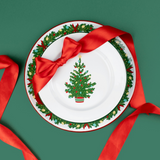Helmsie x CCH Christmas Garland Dinner Plates, Set of 2