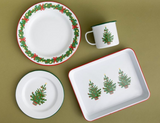 Helmsie x CCH Christmas Garland Dinner Plates, Set of 2