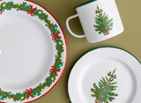 Helmsie x CCH Christmas Tree Flat Salad Plates Set of 2