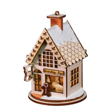 Toy shop wood ornament