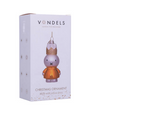 Ornament glass Miffy yellow dress w/crown H11cm w/box