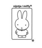 Ornament glass Nijntje/Miffy baby pink w/bear H11cm w/box