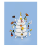 Ornament glass Nijntje/Miffy blue flower dress H11cm w/box