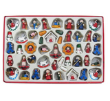 Pet.Treasuresin Wdn Mini Ornament Set 48PC