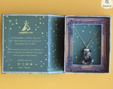 Necklace in a bookbox ( 4 styles)