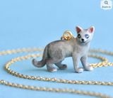 Necklace in a bookbox ( 4 styles)