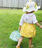 Retro Basket-small blue