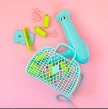 Retro Basket-small blue