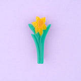 Daffodils hair clip