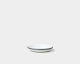 Sauce dish(small . pigeon grey rim)
