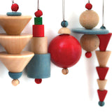 Bauhaus-era Christmas Ornament set