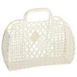Retro Basket - Large Cream