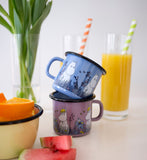 Enamel Mug 2.5dl(Moomin friends pink)