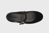 Velvet Maryjane shoes (black)